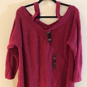 Torrid Cold Shoulder Sweater Size 3